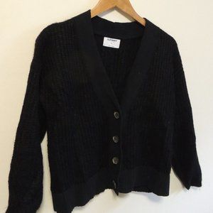 Black Knit cardigan sweater